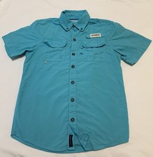 Magellan Outdoors Fish Gear Relaxed Fit BOYS Shirt SIZE S 8 