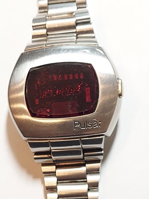 Pulsar Red Led Watch Men's USA 100% Origjinal And Authentic With