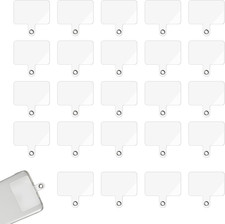 24 Pcs Phone Charm Holder, Phone Lanyard Tab, Phones Tether Tab Universal Pho...