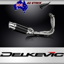 TRIUMPH STREET TRIPLE 765RS 2023-2024 200MM ROUND CARBON EXHAUST SYSTEM