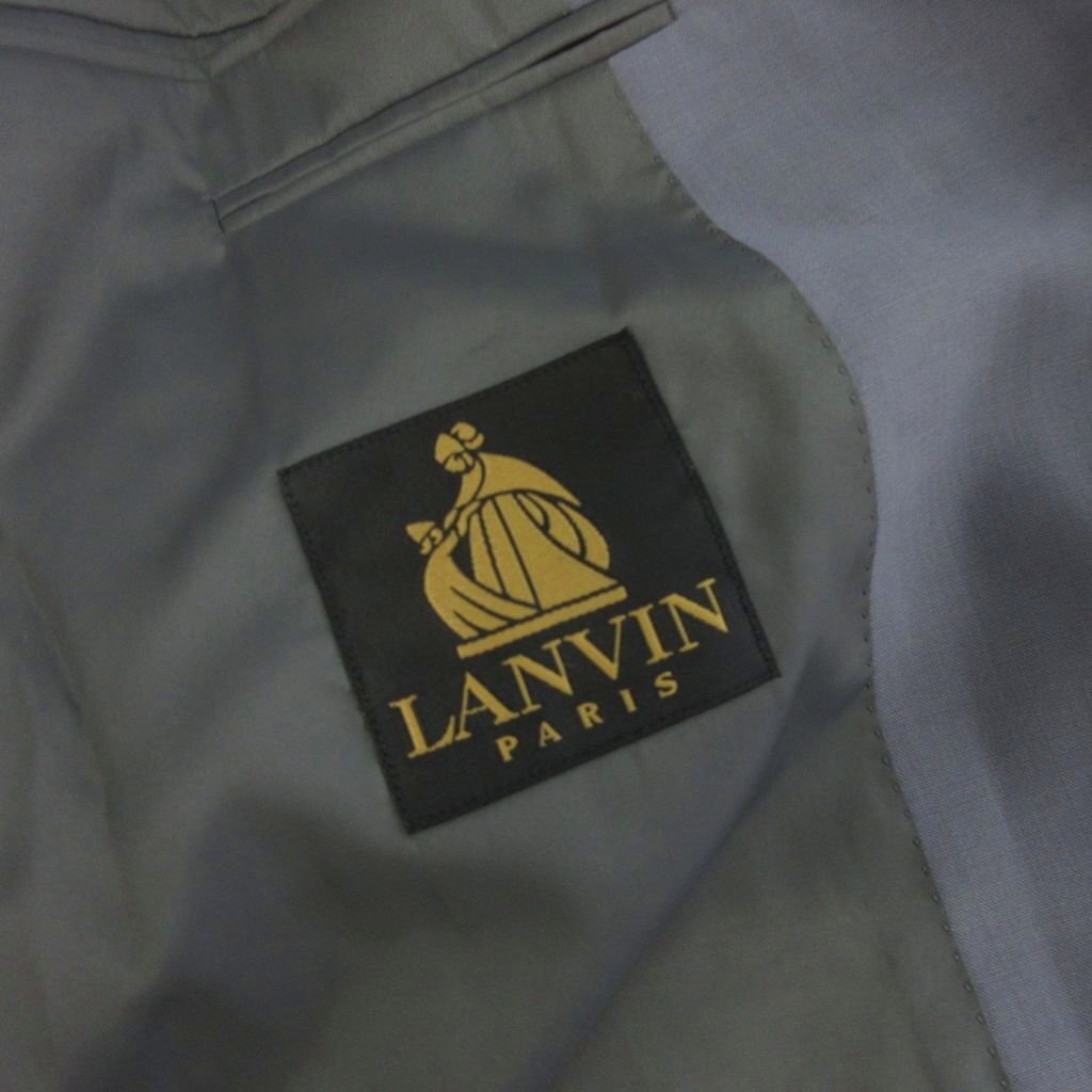 LANVIN Suit Setup Tailored Jacket Double Slacks Z… - image 6
