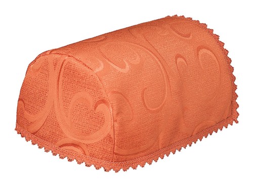 Sillón de diseño de desplazamiento gorra o respaldo de silla diseño de terracota jacquard borde de encaje - Imagen 3 de 4