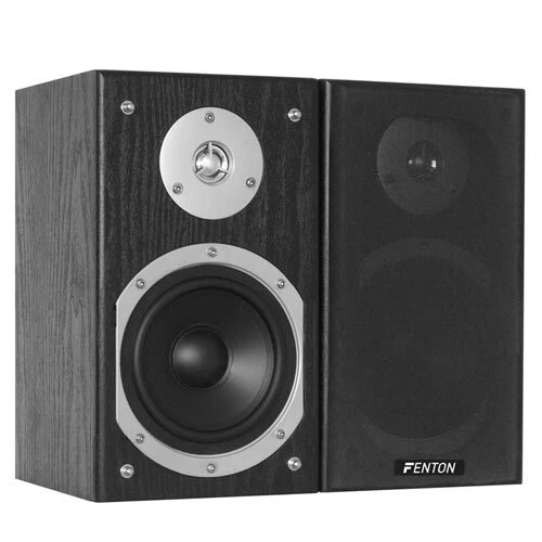 Fenton SHFB55B 5" Hi-Fi Passive Bookshelf Speakers 140W Home DJ Set - Picture 2 of 5