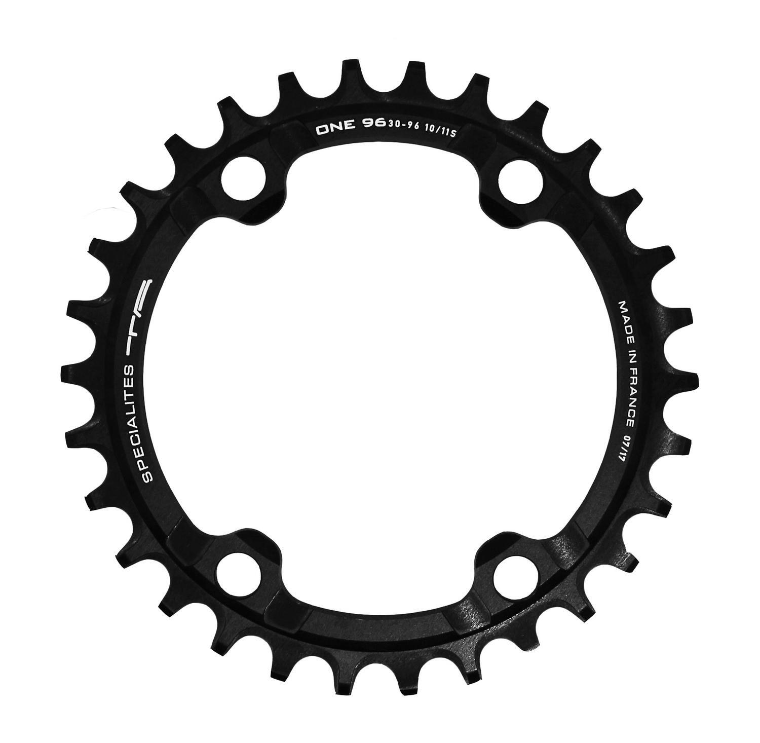 Plateau VTT mono 30dts noir mat pour vos sorties en forêt et montagne