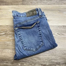 JOE'S D Skinny Crop Low Rise Dark Wash Blue Denim Jeans Women's Size 30 Waist