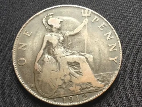 1912 George V Penny — photo from another recent sale