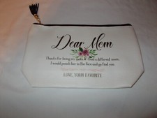 Cosmetic or Pouch for your Mom Zipper Saying