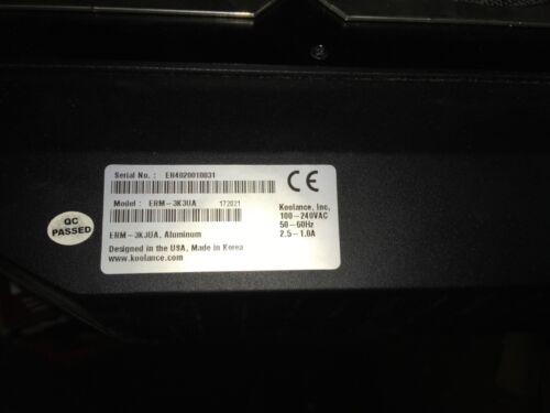 Koolance liquid cooling fan, ERM-3K3UA, 100-240vac, LG-304 - Picture 2 of 3