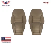 For 1994 1995 1996 1997 1998 Ford Mustang Front Replacement Seat Covers in Tan