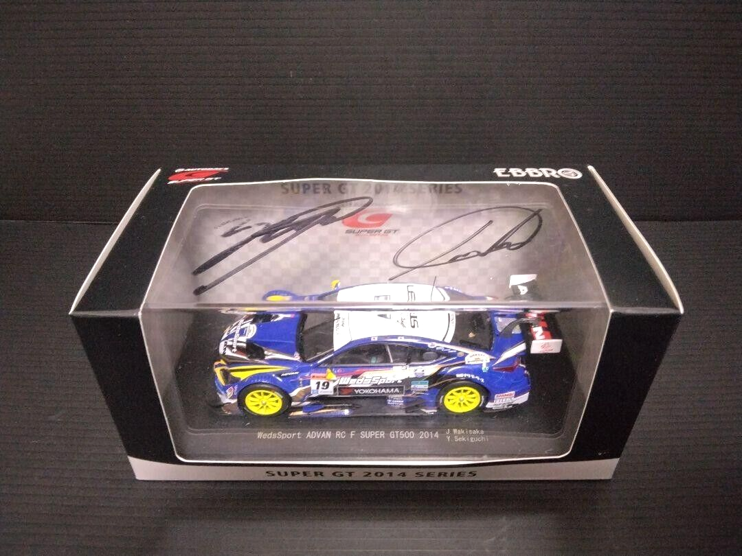 エブロ1/43 weds rc-f 2015 サイン入りミニカー エブロ1/43 weds rc-f 2015 サイン入りミニカー