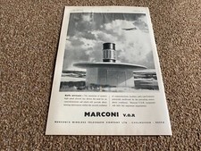 FABK21 ADVERT 11X8 MARCONI WIRELESS TELEGRAPH COMPANY CHELMSFORD ESSEX