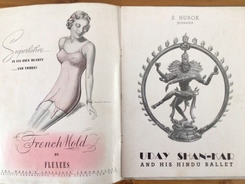ARCHIVE original 1937-38 SHAN-KAR Hindu Ballet, Hurok, performance & souvenir pr - Picture 5 of 8