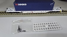 Containertragwagen H0 DB mit 40-Fuß Container GESEACO