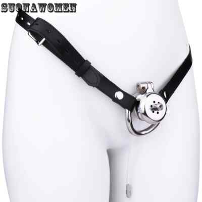 Inverted Negative Chastity Cage Silicone tube Sounding With Chastity Belt Couple
