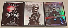 BLADE TRILOGY 1,2,3 DVD SET BLADE/BLADE II/BLADE TRINITY WESLEY SNIPES MOVIE LOT