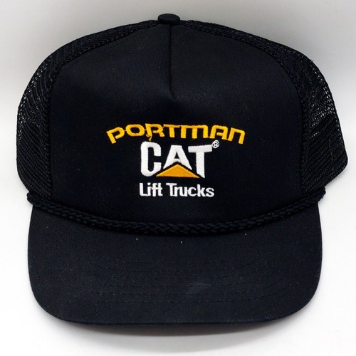 Professional Image Portman Cat Lift Trucks Snapback Black Truckers Hat