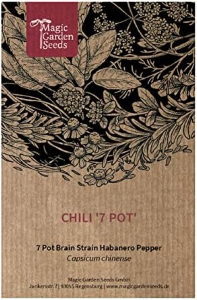 Peperoncino '7 Pot' (Capsicum chinense) - circa 10 semi