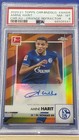 Amine Harit - Topps Chrome Bundesliga Autograph Orange Refractor PSA 8 #6/25
