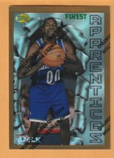 Tony Delk Charlotte Hornets 1996-97 Finest Refractors #20 RC Kentucky Wildcats
