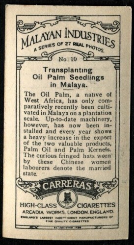 MALAYAN INDUSTRIES CIGARETTE CARDS. Carreras Tobacco Set of 27(1929). - Picture 3 of 4