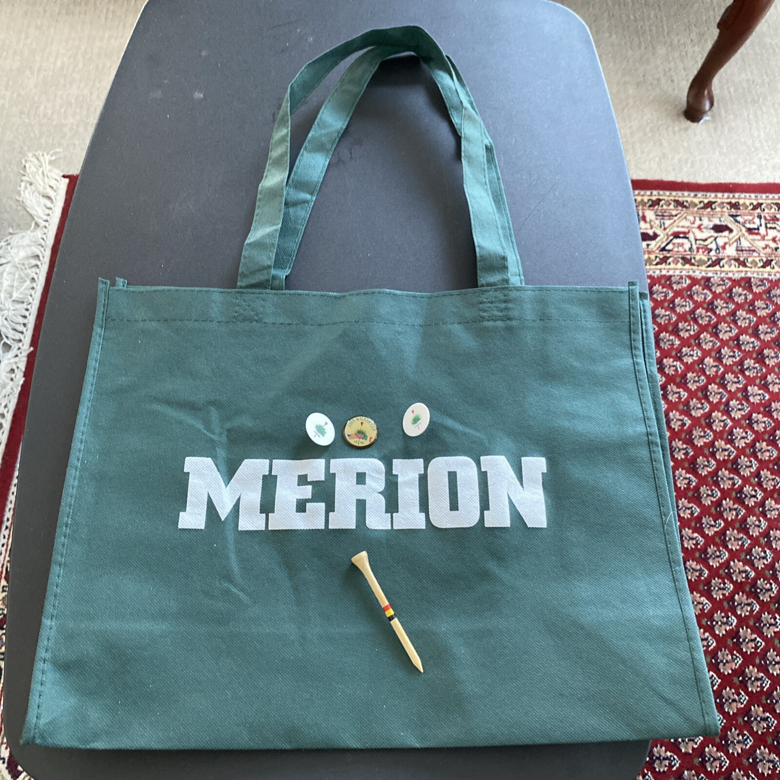 Merion Golf Club Carry Bag From Pro Shop W 2 Merion Ball Markers &1 ...