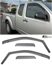 EOS Visors For 05-21 Nissan Frontier King Cab IN-CHANNEL Side Window Rain Guards