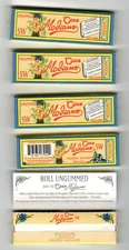 5X CLUB MODIANO ROLLING PAPERS SINGLE WIDE UNGUMMED 50 LEAVES PER PACK TOTAL 250