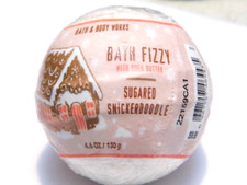 SUGARED SNICKERDOOD BATH AND BODY WORKS BATH FIZZY W/SHEA BUTTER BOMB 4.6OZ/130G