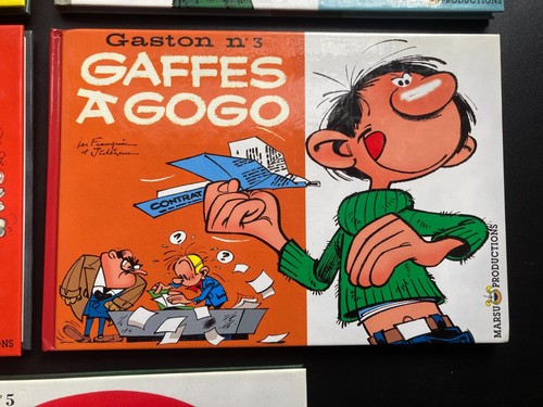 Gaffes Gaston Lagaffe N° 1/5 réeditions Fac similé 2006 Marsu prod TRES BON ETAT - Bild 4 von 16