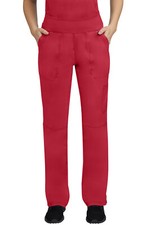 Healing Hands Purple Label Women Scrubs Tori Pant Petite 9133P RED Red Free Ship