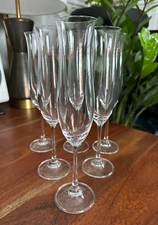 "Ellen" Champagne Flute by Crystalite Bohemia set/6 200ml
