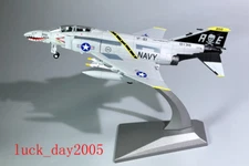 WLTK US NAVY F-4C Phantom II VF-83 Jolly Rogers 1/100 Diecast Jet Aircraft Model