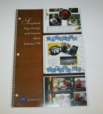 Creative Memories Scrapbook Page Design  Layout Idea Book Volumes VI  VII NEW
