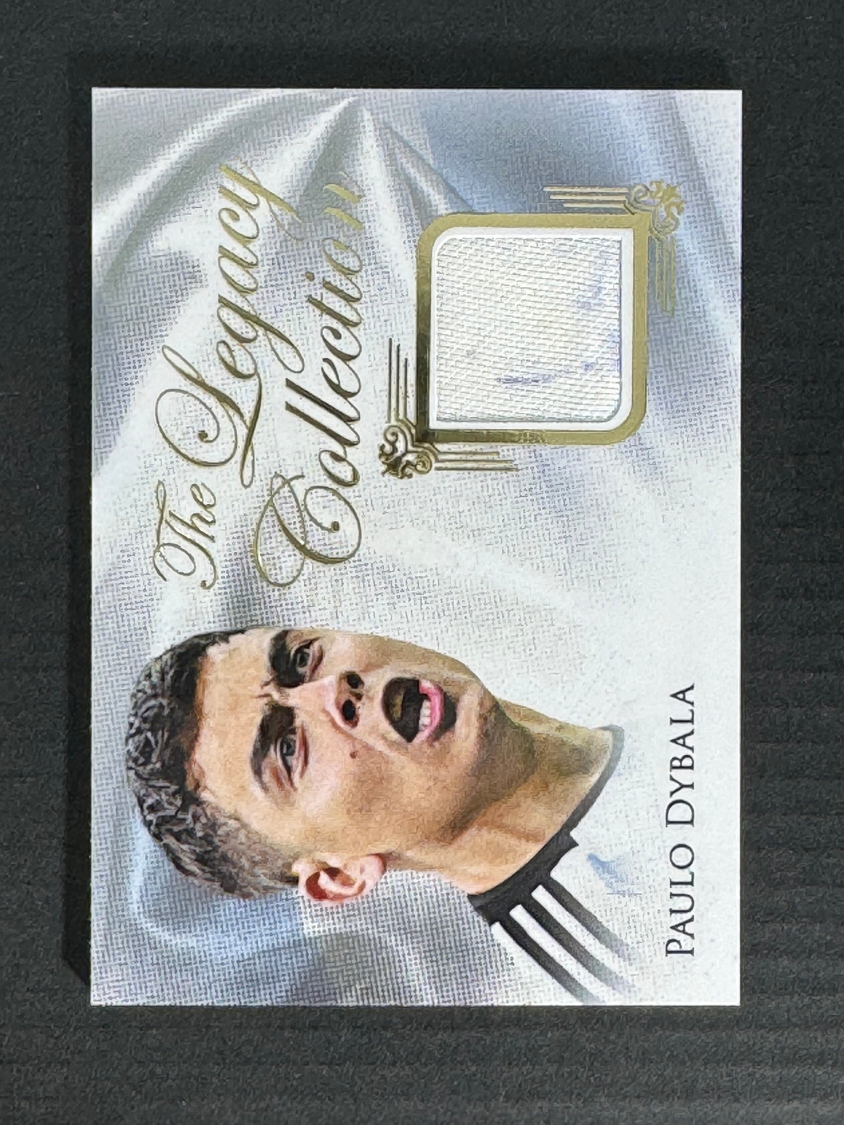 2024 Futera Unique Nostalgia Game Worn Legacy Collection Gold Paulo Dybala 13/19