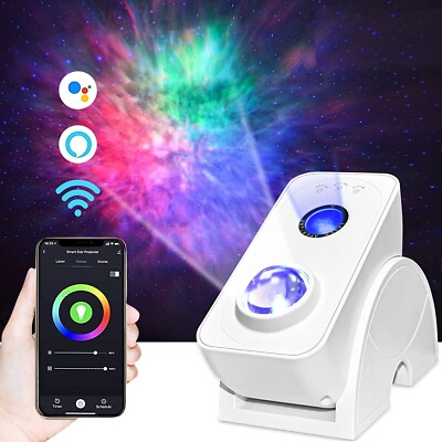 Smart Nebula Galaxy Projector Starry LED Lamp Star Night Light on Ceiling/Wall