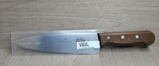 New Victorinox Wood Chef's Knife, Extra Wide SS 8" Blade, Maple Handle - DMGed