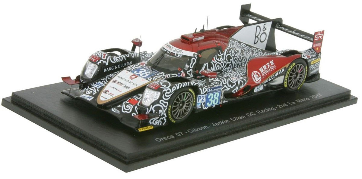 Spark S5824 Oreca 07 #38 'Jackie Chan DC' LMP2 Class Winner Spark S5824 Oreca 07 #38 'Jackie Chan DC' LMP2 Class Winner