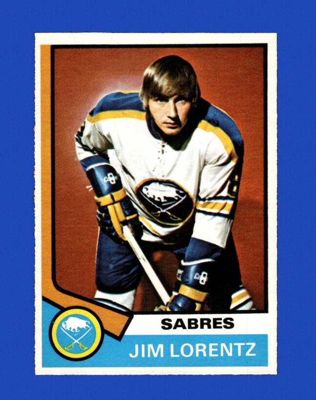 1974-75 O-Pee-Chee Set-Break # 61 Jim Lorentz NM-MT OR BETTER *GMCARDS*