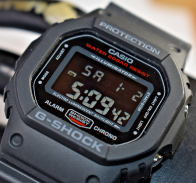 Casio DW-5600HR-1CR Men's G Shock Digital Watch - Black for sale