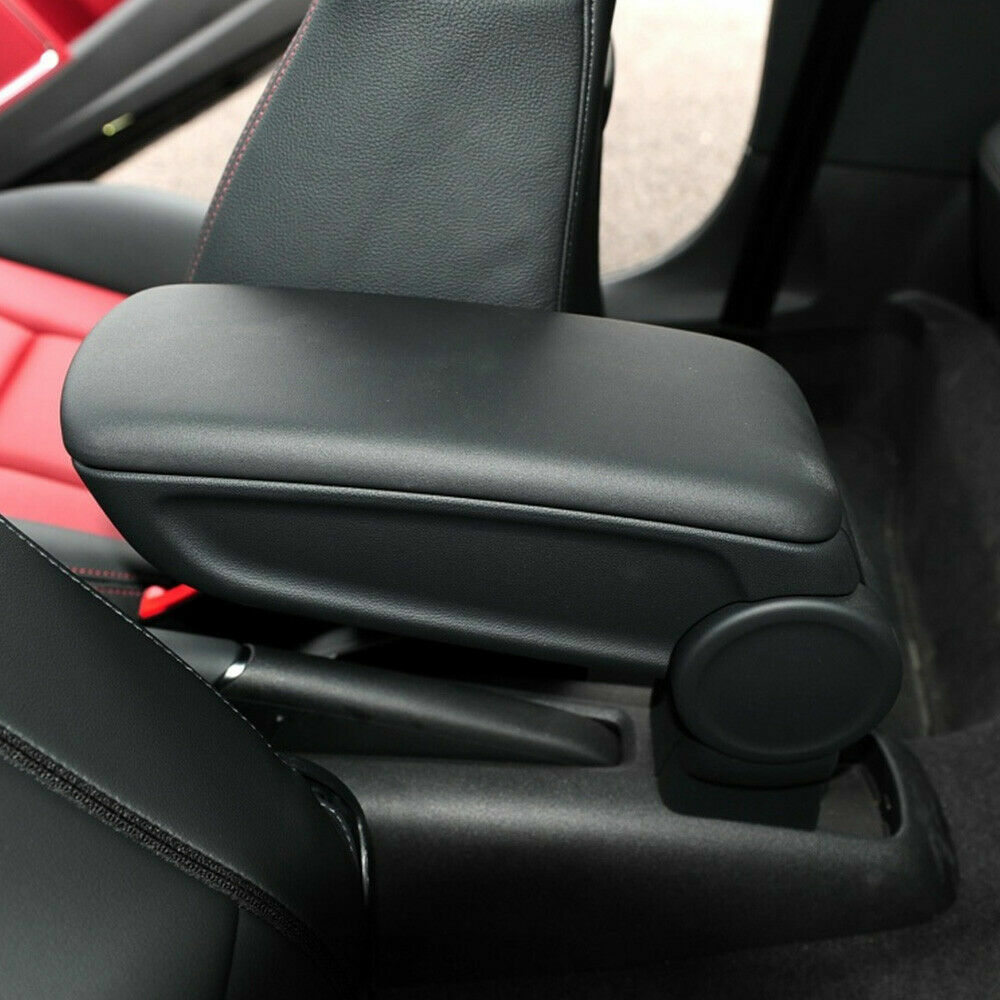 Copri Bracciolo Auto Per Audi A3 8P 2003-2013 - Nero In Pelle O Tessuto - Foto 5