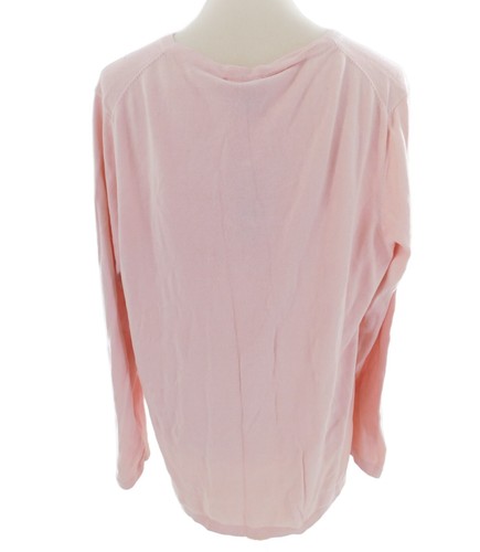 DKNY Jeans Women's Extra Extra Large Sweater Pink Long Sleeves Embellishments - Picture 4 of 5