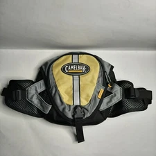 CamelBak FlashFlo Hydration Lumbar Fanny Pack Waist Bag No Bladder Yellow & Grey