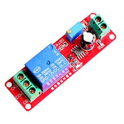 NE555 Delay Module shield Timer Switch DC 12V Adjustable 0 to 10 Second ...