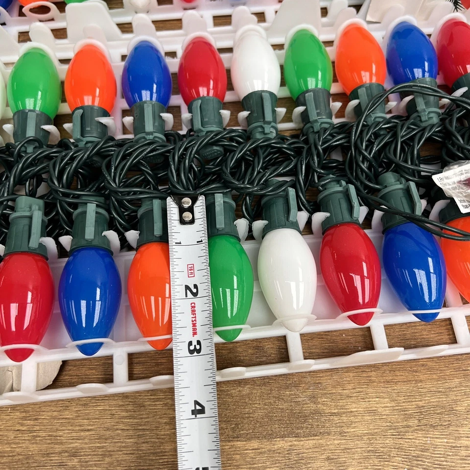 Home Accents 25 Multicolor Christmas String Light Set Lot 2 TESTED - Image 4 of 4