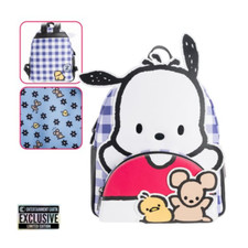 Sanrio Pochacco Cosplay Plaid Mini-Backpack - Entertainment Earth Exclusive