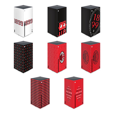 OFFIZIELLE AC MILAN KUNST VINYL STICKER SKIN DECAL FOR XBOX SERIES X CONSOLE