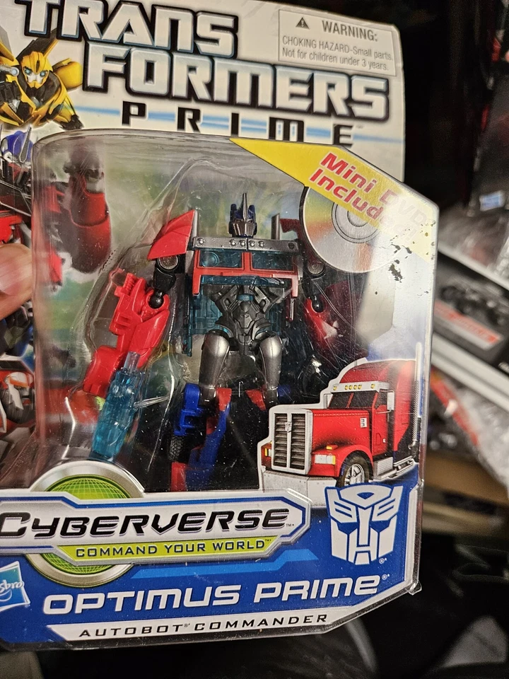 Transformers Prime Cyberverse Commander Optimus Sealed 2011 Authentic  - Image 2 of 4