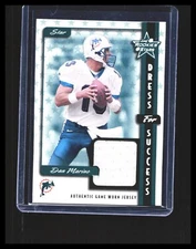 1999 Dan Marino Patch Leaf Rookies & Stars Dress for Success /200 #DFS-8 Miami