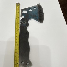 Tactical Steel Hatchet Full Tang Complete Axe Black Blue Silver Manufactured