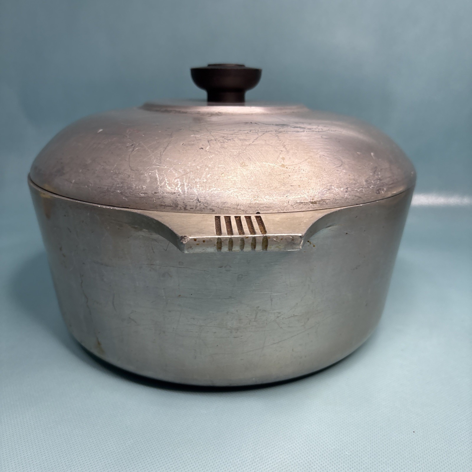 Vintage 10” GHC Magnalite 4248 Aluminum Roaster 5 Quart Dutch oven Made USA